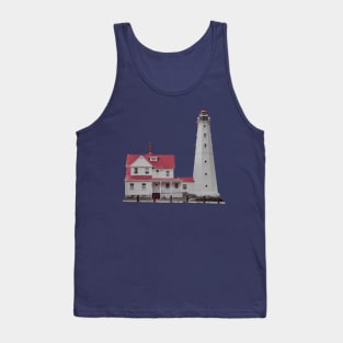 Old North Point Lighthouse Milwaukee Wisconsin Tank Top